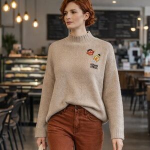 H&M Bert n’ Ernie Mock Neck Sweater NWOT